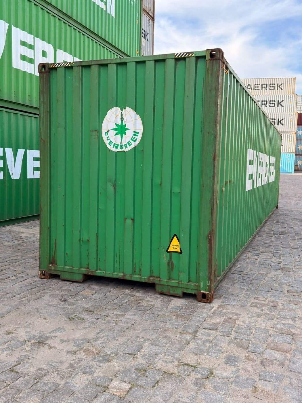 Traseira do container